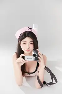 Discover A Dan's Sweet Charm in a Playful Pink Nurse Outfit - YiTuYu Art Language Vol.8629 - image 1