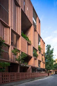 Modern Red Terracotta Brick Architecture: A Unique Office Building Design - image 11