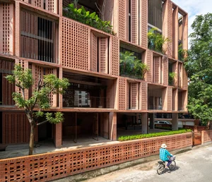 Modern Red Terracotta Brick Architecture: A Unique Office Building Design - image 4