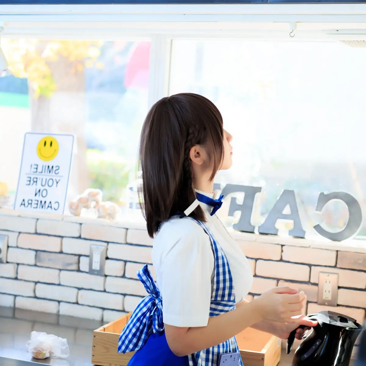 Moe Iori: Charming Cafe Girl in 'Monday's Girl' Part02