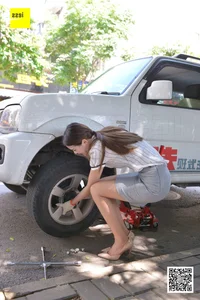 Jiu Mei in IESS Devil Wednesday Special Issue 20: Changing Tires 2 - image 4