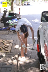 Jiu Mei in IESS Devil Wednesday Special Issue 20: Changing Tires 2 - image 33