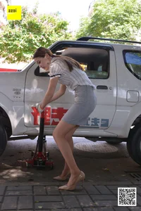 Jiu Mei in IESS Devil Wednesday Special Issue 20: Changing Tires 2 - image 15