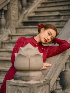 Elegant Vietnamese Ao Dai: Lunar New Year Traditional Fashion Inspiration by Hoang Thuy Linh in a Classic Heritage Setting - image 9