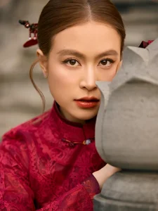 Elegant Vietnamese Ao Dai: Lunar New Year Traditional Fashion Inspiration by Hoang Thuy Linh in a Classic Heritage Setting - image 10