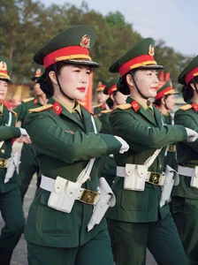 Beautiful Vietnamese Lieutenant Gains Attention During April 30th Parade - image 11