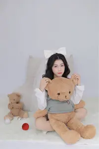 Sweet Moment: Adorable Girl & Her Beloved Teddy Bear - image 2