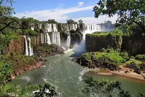 Admire Iguazu National Park: Incredible majestic Devil's Throat Falls scene at Brazil - Argentina border - image 4