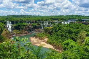 Admire Iguazu National Park: Incredible majestic Devil's Throat Falls scene at Brazil - Argentina border - image 8