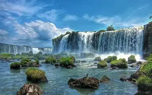 Admire Iguazu National Park: Incredible majestic Devil's Throat Falls scene at Brazil - Argentina border - image 2
