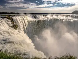 Admire Iguazu National Park: Incredible majestic Devil's Throat Falls scene at Brazil - Argentina border - image 1