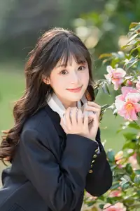 YiTuYu Vol.8694: Xia Yu Xiao Nian's Radiant Smile with Ukulele Amidst Spring Blossoms - image 16