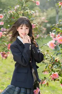 YiTuYu Vol.8694: Xia Yu Xiao Nian's Radiant Smile with Ukulele Amidst Spring Blossoms - image 24