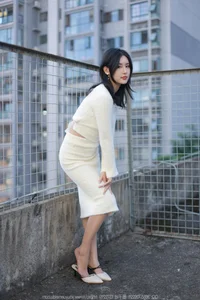 IESS Xiao Bao Snow White Sweater Cozy Winter Fashion Set - image 54