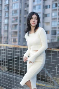 IESS Xiao Bao Snow White Sweater Cozy Winter Fashion Set - image 56