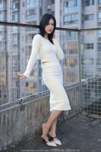IESS Xiao Bao Snow White Sweater Cozy Winter Fashion Set - image 76
