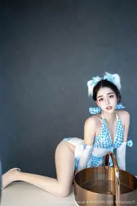 XingYan Vol.399 Ruan Fu Fu's Enchanting Maid Charm Unveiling the Captivating Beauty of Star Face Model - image 7
