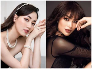 A Decade of Elegance: Comparing Pham Huong and Tra My After Miss Universe Vietnam 2015 - image 4