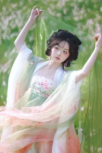 Xian Luo in YiTuYu Art Language Vol.9171: A Stunning Spring-Themed Portrait Collection for Artistic Inspiration and High-Quality Photography Enthusiasts - image 3