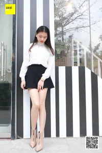 IESS Sixiangjia 162: Qi Qi in Nude Patent Leather Ankle Boots - image 83