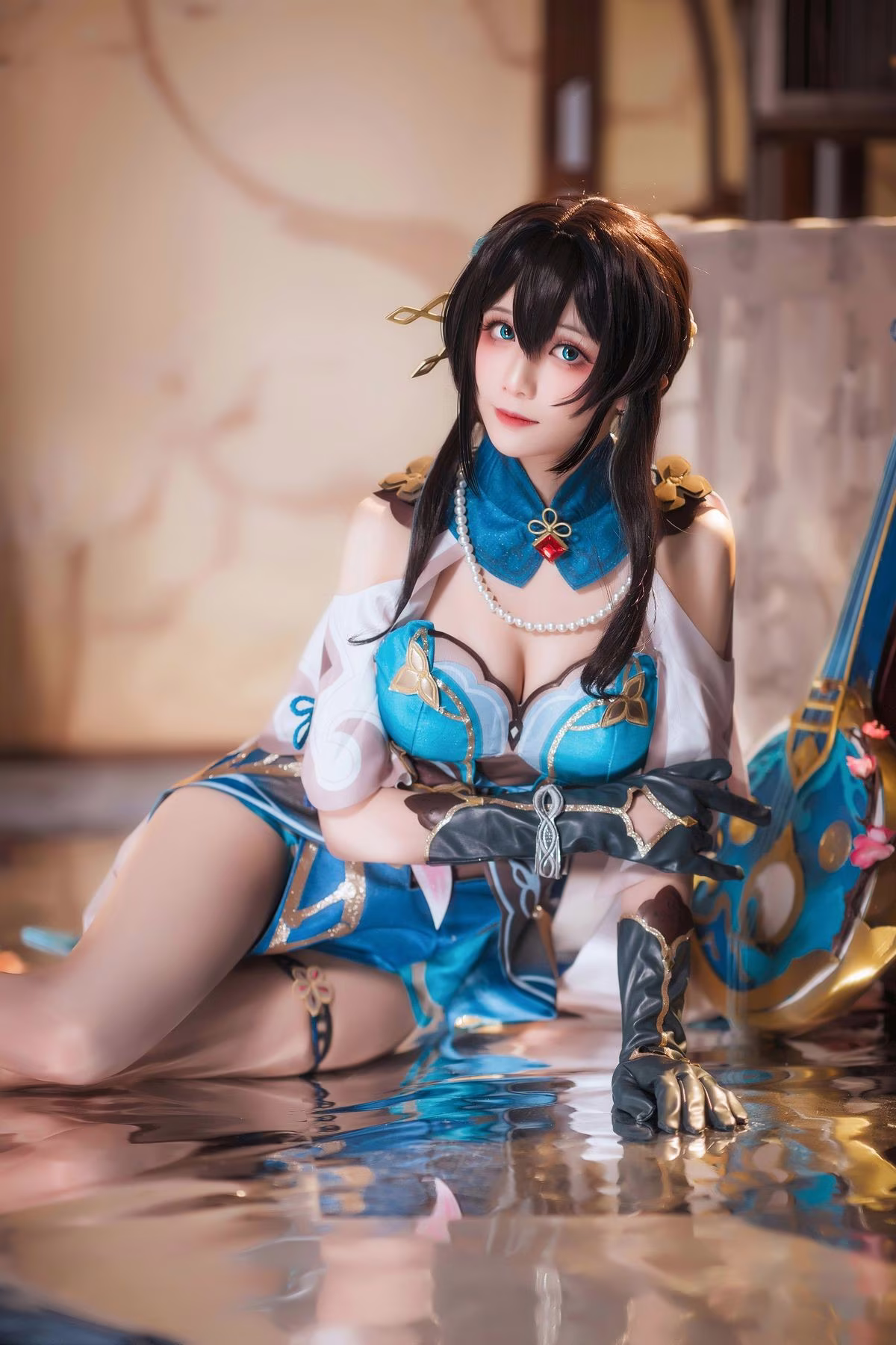 Coser Tomoyo Transforms into Honkai Star Rail's Ruan Mei: Captivating Beauty (23P)