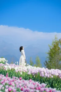 Ethereal Beauty in Flower Fields: YiTuYu Vol.8915 Disexi Si Ning - image 0