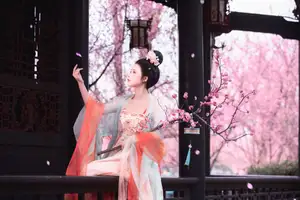 Bei Bei Mo's Grace: Hanfu Beauty Amidst Cherry Blossoms, YiTuYu Vol.8626 - image 24
