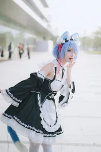Sweet Enchantment: Coser Hua Qi Hana as Neko Rem Part02 - image 19