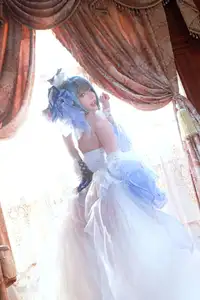 Coser Qi Si Kuai Wii - Enchanting Beauty in Elegant Cheshire Gown - A Masterpiece Cosplay. - image 15