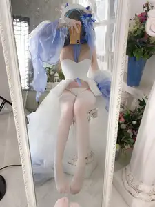 Coser Qi Si Kuai Wii - Enchanting Beauty in Elegant Cheshire Gown - A Masterpiece Cosplay. - image 2