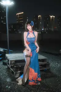 Coser TinaHenYaoNieYa: Enchanting Azur Lane Jianwu Qipao Cosplay - image 2