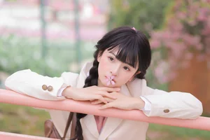 Dreamy Spring Aesthetic: Schoolgirl Style Under Cherry Blossoms - JK Uniform - image 24