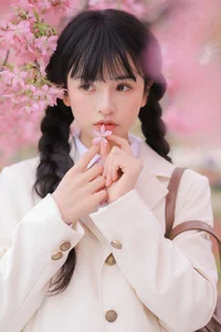 Dreamy Spring Aesthetic: Schoolgirl Style Under Cherry Blossoms - JK Uniform - image 8