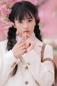 Dreamy Spring Aesthetic: Schoolgirl Style Under Cherry Blossoms - JK Uniform - image 2