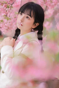 Dreamy Spring Aesthetic: Schoolgirl Style Under Cherry Blossoms - JK Uniform - image 16