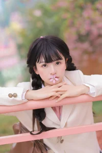 Dreamy Spring Aesthetic: Schoolgirl Style Under Cherry Blossoms - JK Uniform - image 18