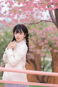 Dreamy Spring Aesthetic: Schoolgirl Style Under Cherry Blossoms - JK Uniform - image 21