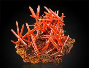 Discover Crocoite: The world's rarest brilliant orange-red mineral, a stunning crystal masterpiece - image 7