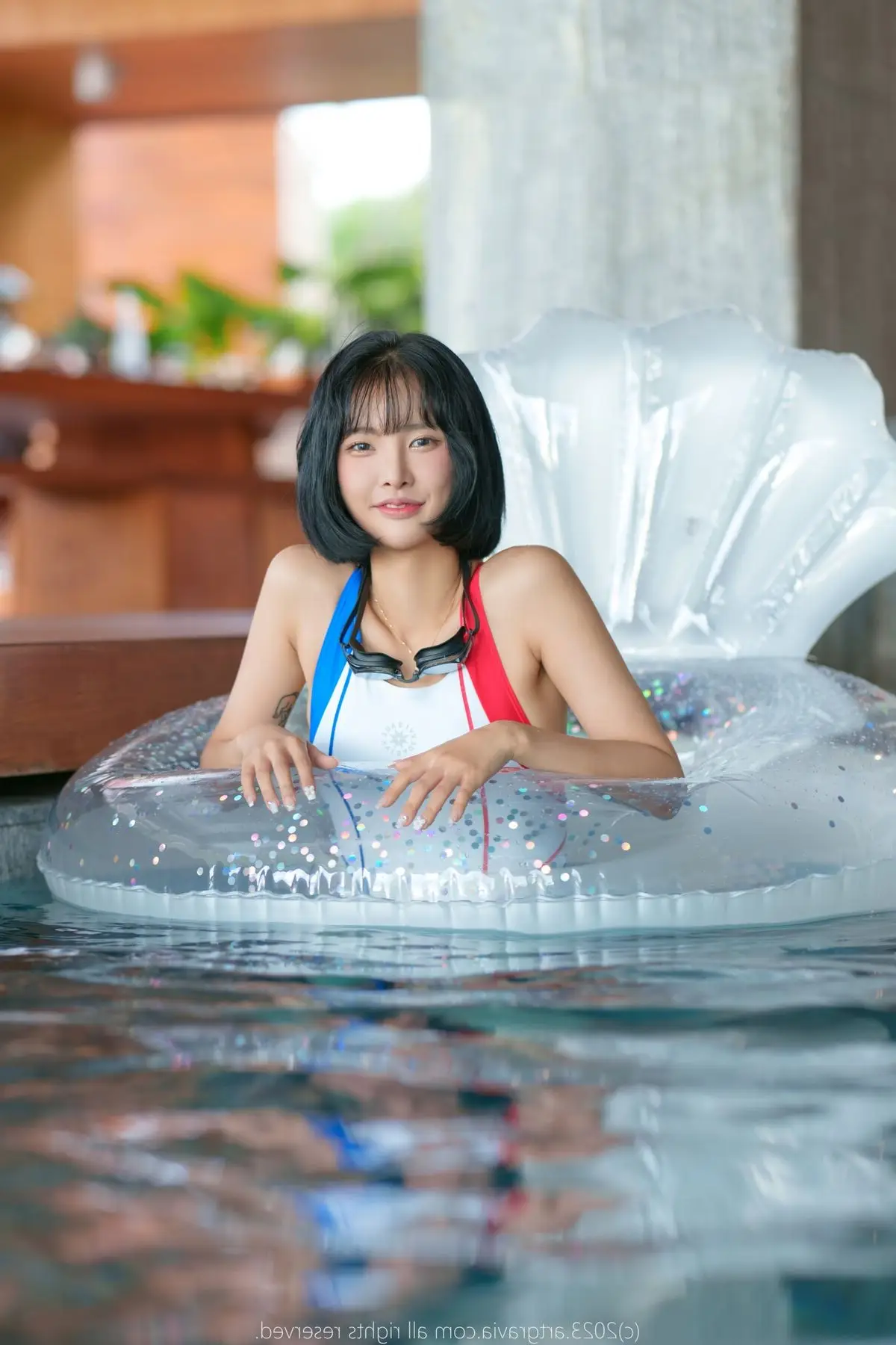 Hyoyeon AG Vol.499: Captivating Beauty in Water – Unveiling Her Alluring Charm