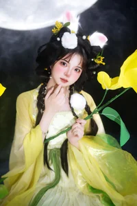YiTuYu Art Language Vol.10399: A Stunning Portrait Collection Featuring the Elegant San Yuan - image 1