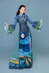 Quynh Hoa and Huong Thuy Showcase the Timeless Elegance of the Traditional Ao Dai - image 3