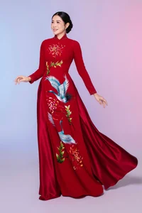 Quynh Hoa and Huong Thuy Showcase the Timeless Elegance of the Traditional Ao Dai - image 2