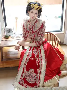 Li Shuang Er: Traditional Beauty in Vibrant Xiùhéfú from XiuRen model Part01 - image 21