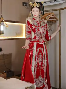 Li Shuang Er: Traditional Beauty in Vibrant Xiùhéfú from XiuRen model Part01 - image 6