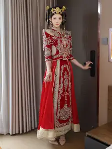 Li Shuang Er: Traditional Beauty in Vibrant Xiùhéfú from XiuRen model Part01 - image 49