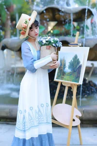 The Youthful Spirit of Tian Cai Shao Nu Fa Fa in YiTuYu Vol.6857 - image 5