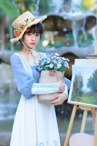 The Youthful Spirit of Tian Cai Shao Nu Fa Fa in YiTuYu Vol.6857 - image 20