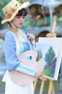 The Youthful Spirit of Tian Cai Shao Nu Fa Fa in YiTuYu Vol.6857 - image 14