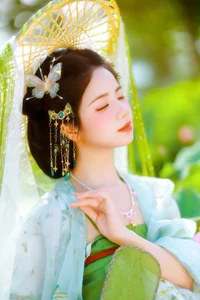 Xiao Du Tong Xue: Elegant Sunset Creek Portrait Series from YiTuYu Art Language Vol.9376 - Aesthetic Outdoor Lifestyle Photography - image 0