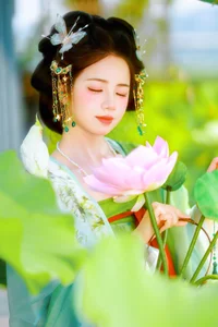 Xiao Du Tong Xue: Elegant Sunset Creek Portrait Series from YiTuYu Art Language Vol.9376 - Aesthetic Outdoor Lifestyle Photography - image 24